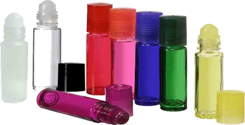 10ml Glass Roll-On Bottles for Essential Oils, Aromatherapy, Perfume & Cologne - Plastic Roller (Yellow/Clear) with Pipettes - 288 Pack - Perfect for DIY Blends, Travel & Gift Sets