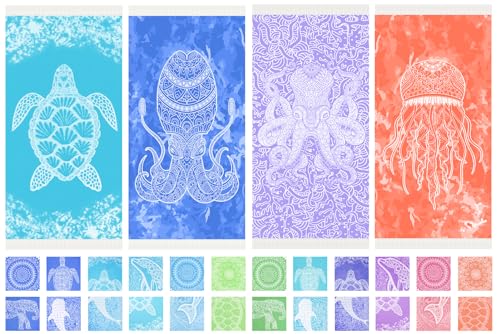 4 Pack Pink Whale Blue Dolphin