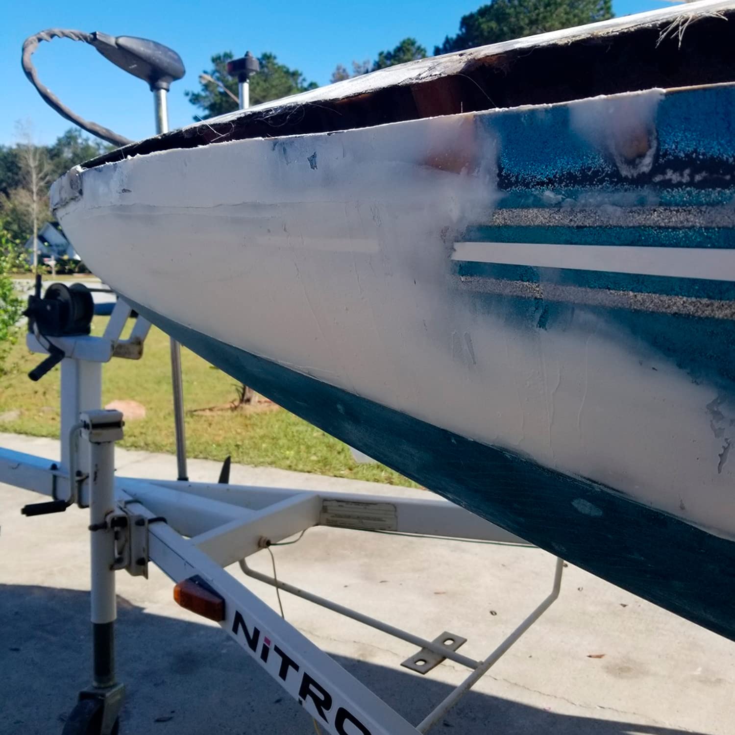 TotalBoat Polyester Fairing Compound - 1 Gallon Kit for Boat Repair & Fiberglass Smoothing | Perfect for Marine Applications, DIY Boat Restoration & Surface Preparation