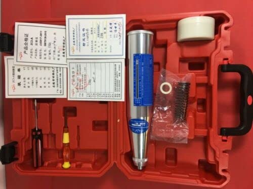Portable Concrete Rebound Hammer Tester - Digital NDT Resiliometer Schmidt Hammer for Concrete Strength Testing | Perfect for Construction Sites, Bridge Inspections & Building Maintenance