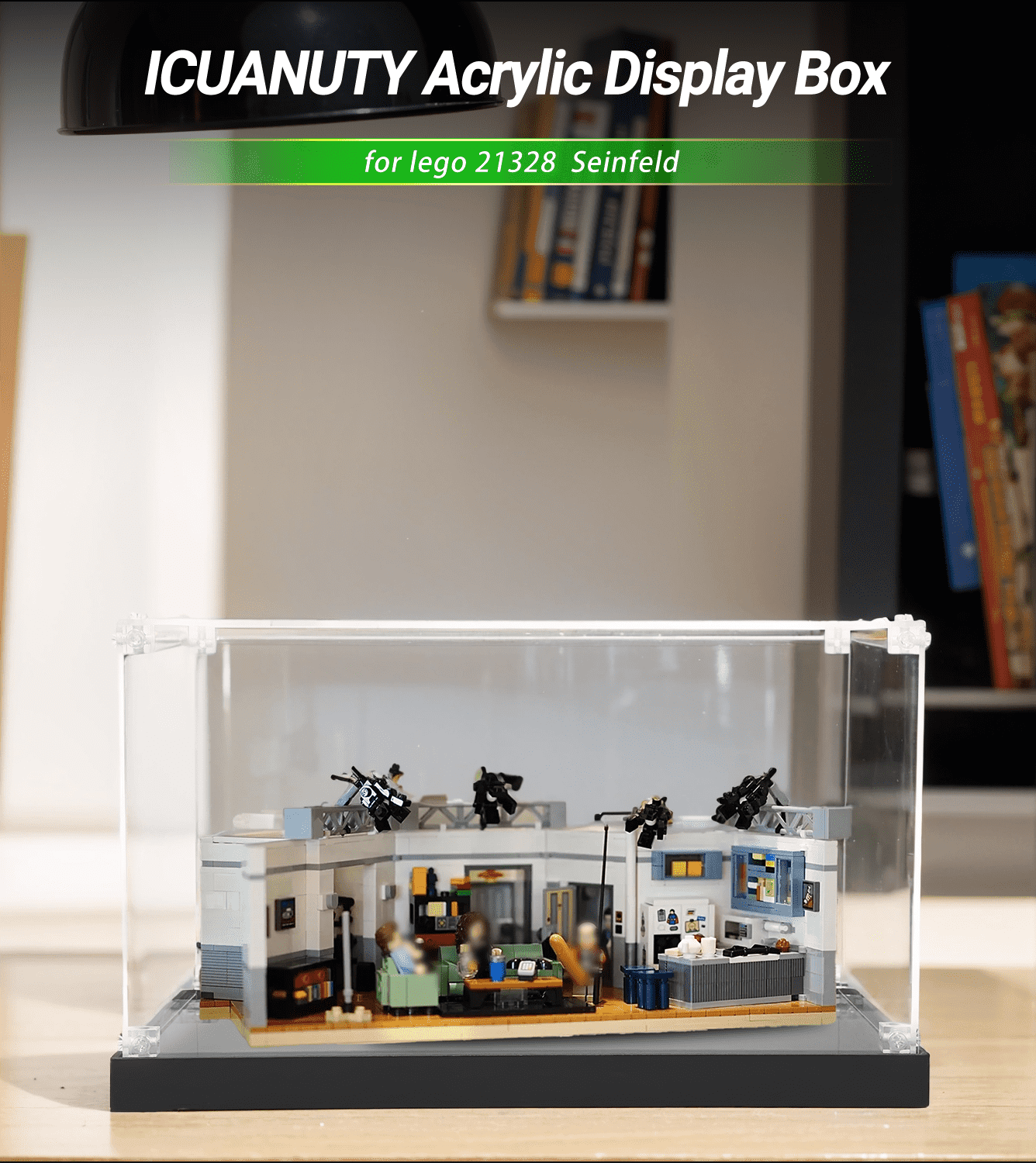 Seinfeld LEGO Ideas 21328 Display Case - Premium Acrylic Showcase for Collectible LEGO Sets - Perfect for Home, Office, or Gift Display