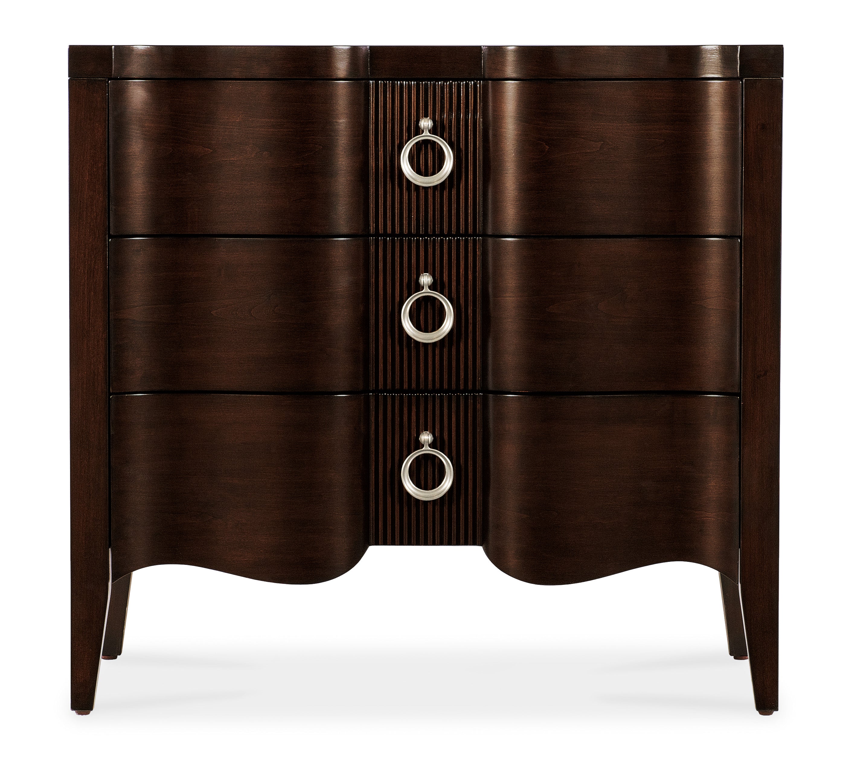 Bella Donna 3-Drawer Nightstand - Stylish Bedside Table for Bedroom, Living Room & Guest Room - Perfect for Storage & Organization