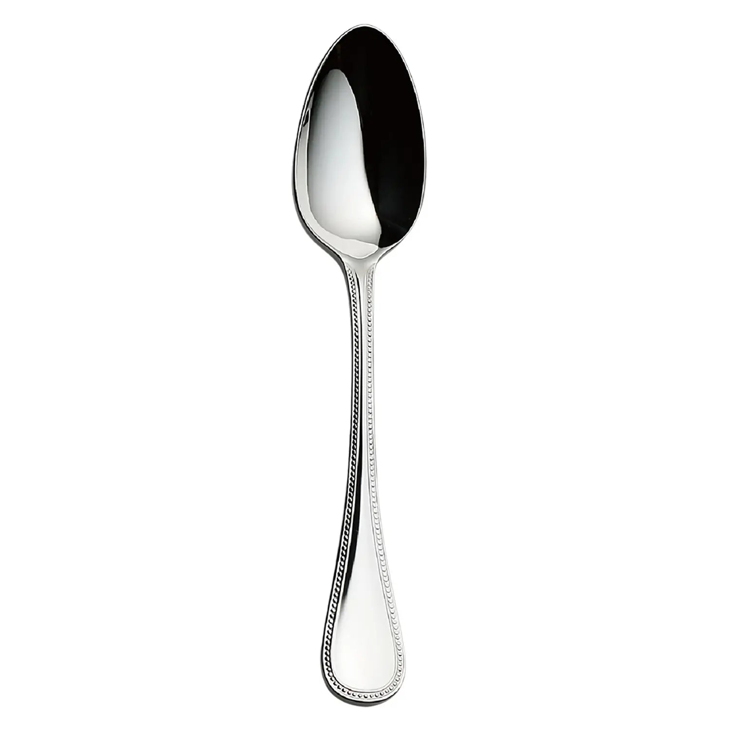 Premium Luckywood French Accent Stainless Steel Tea Spoon - Elegant Dessert Spoon for Tea, Coffee, Desserts & Table Setting (Set of 6)
