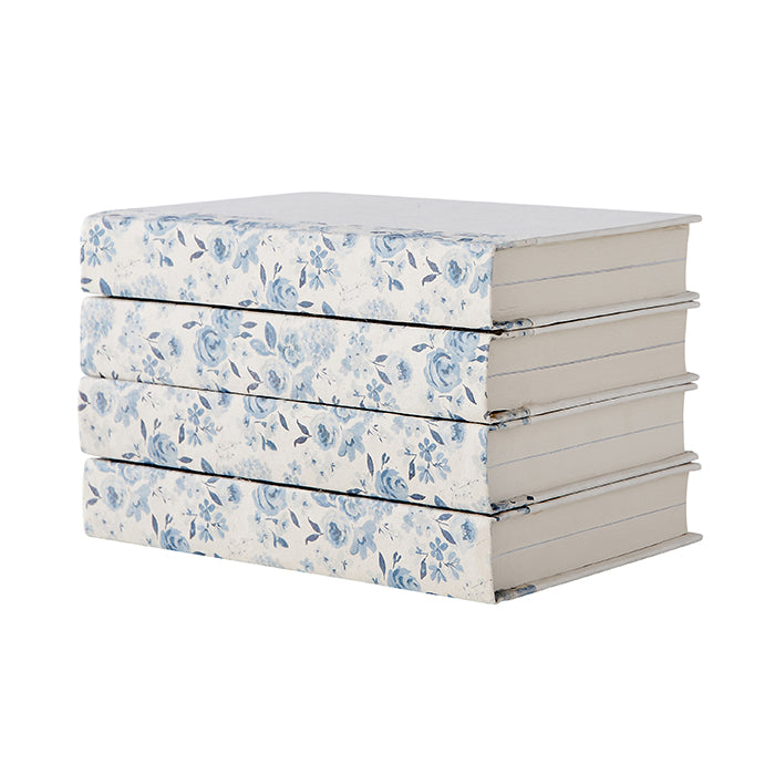 Vintage Highland Floral Decorative Books Set - Classic Home Decor for Bookshelves, Coffee Tables & Wedding Centerpieces