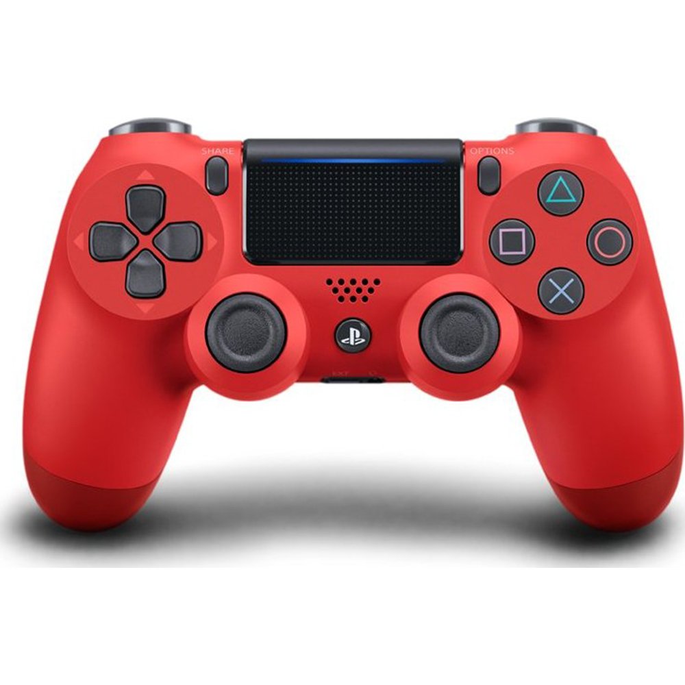 Sony DualShock 4 Wireless Controller for PlayStation 4 - Black & Magma Red | Official PS4 Gamepad with Precise Controls & Long Battery Life | Perfect for Gaming, Streaming & Multiplayer Sessions