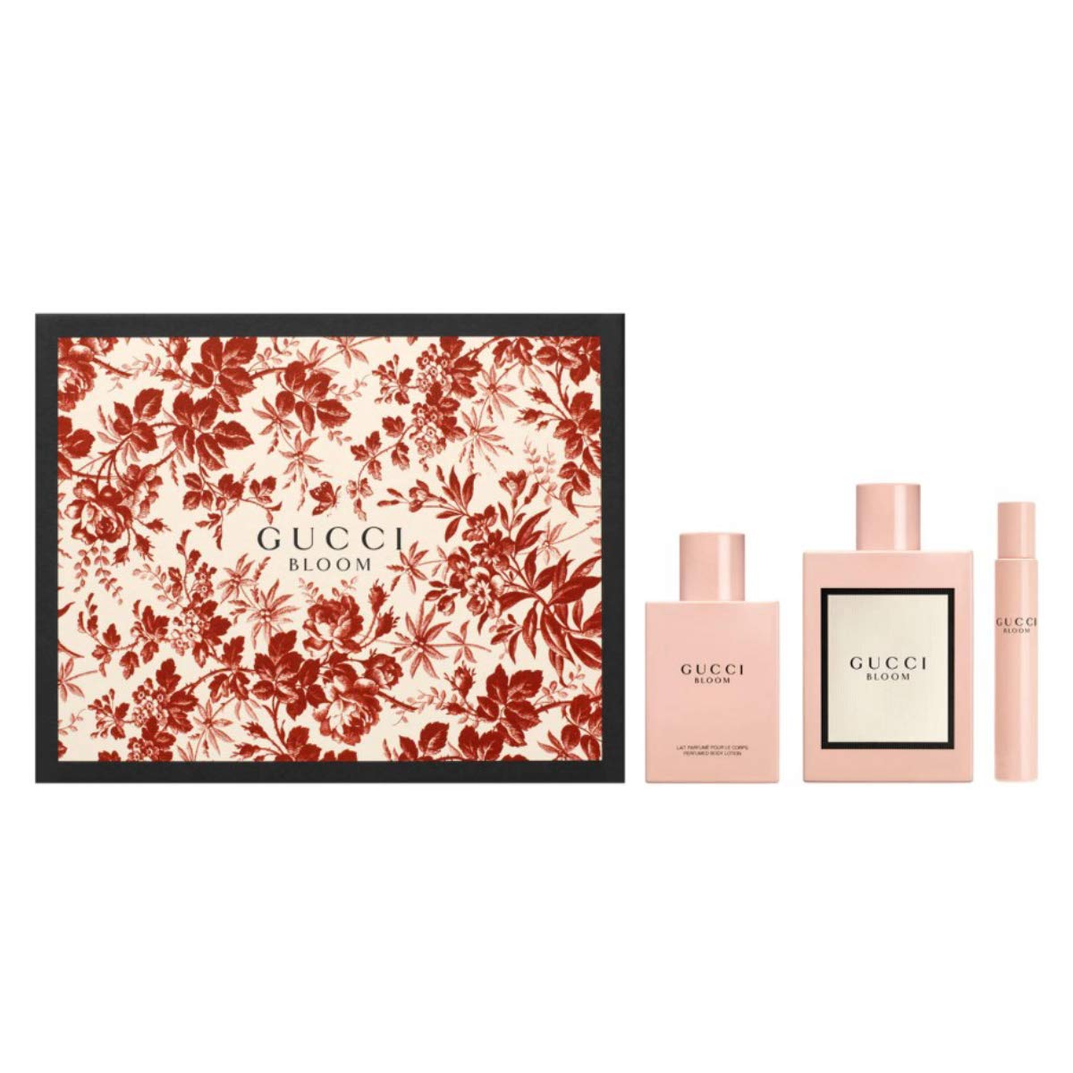 Gucci Bloom Eau de Parfum Gift Set for Women - 3 Piece Luxury Floral Perfume Spray Trio | Perfect for Gifts, Special Occasions & Everyday Elegance