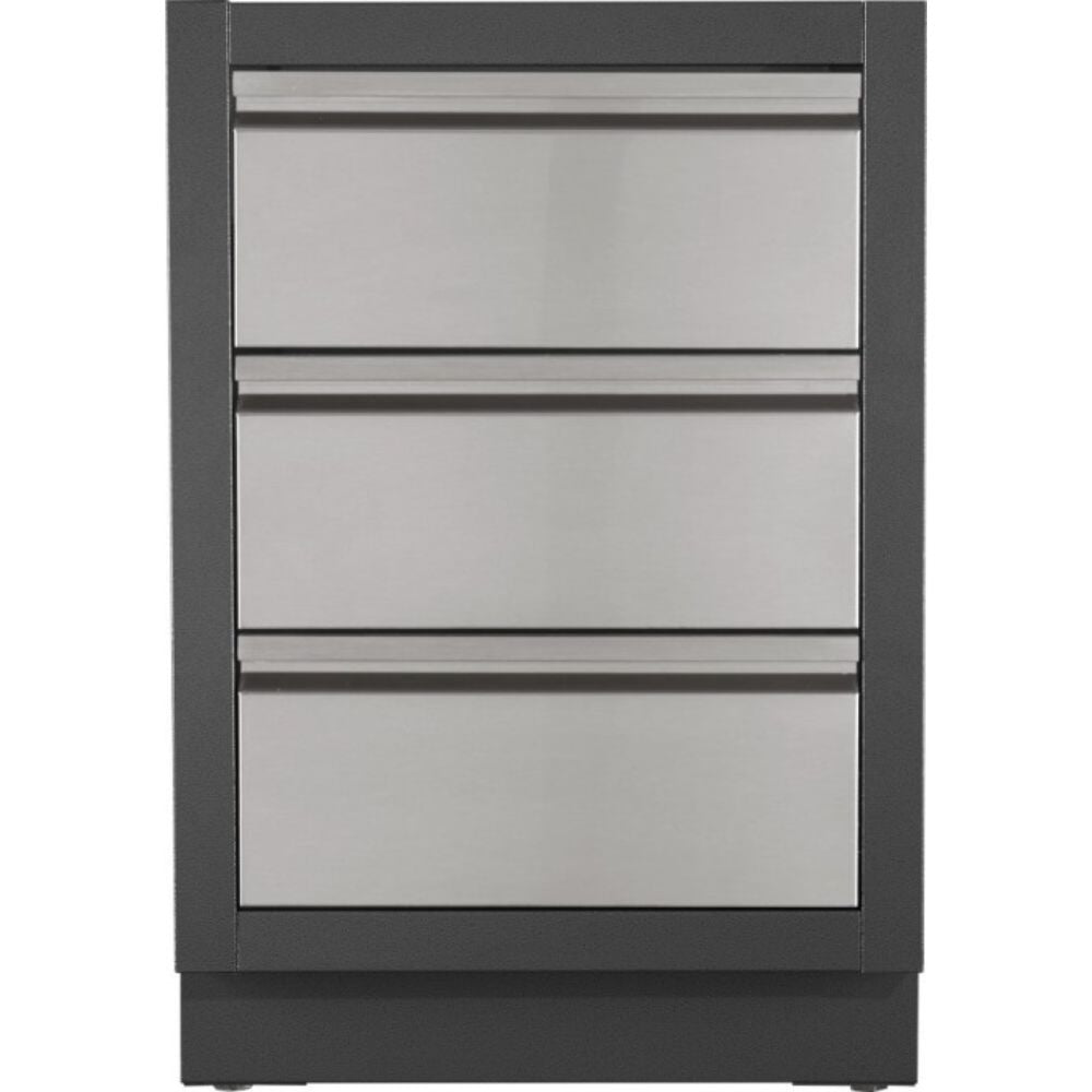 Napoleon Oasis IM 3DC CN Three Drawer Cabinet - Modern Storage Solution for Bedroom, Office & Living Room Organization