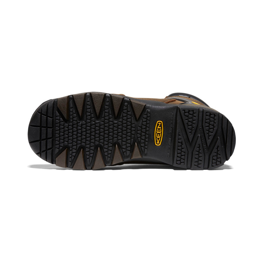 Waterproof Steel Toe Work Boots for Men - Louisville 6 Cascade Brown | Heavy Duty Construction, Hiking & Outdoor Safety Footwear