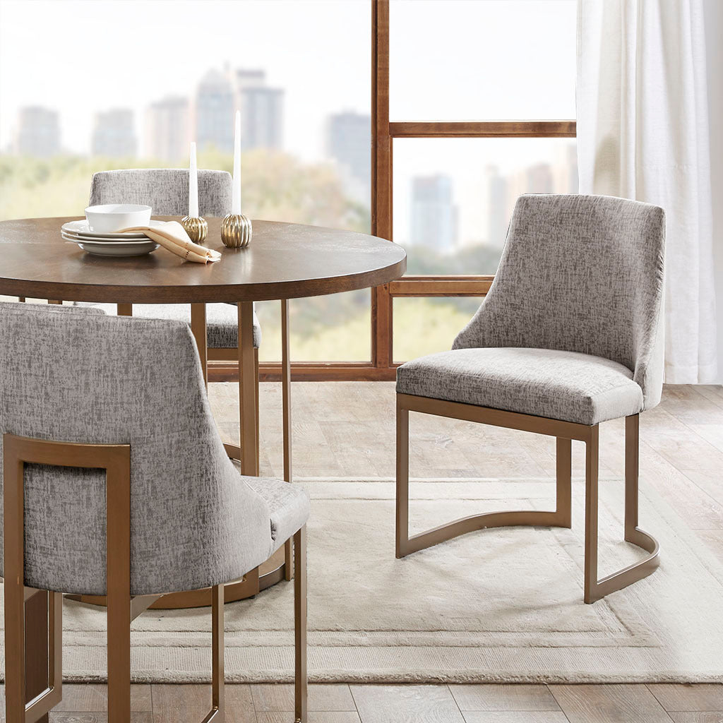 Bryce Dining Chairs Set of 2 - Modern Wooden Kitchen Chairs with Padded Seat for Dining Room, Kitchen, Breakfast Nook & Home Office