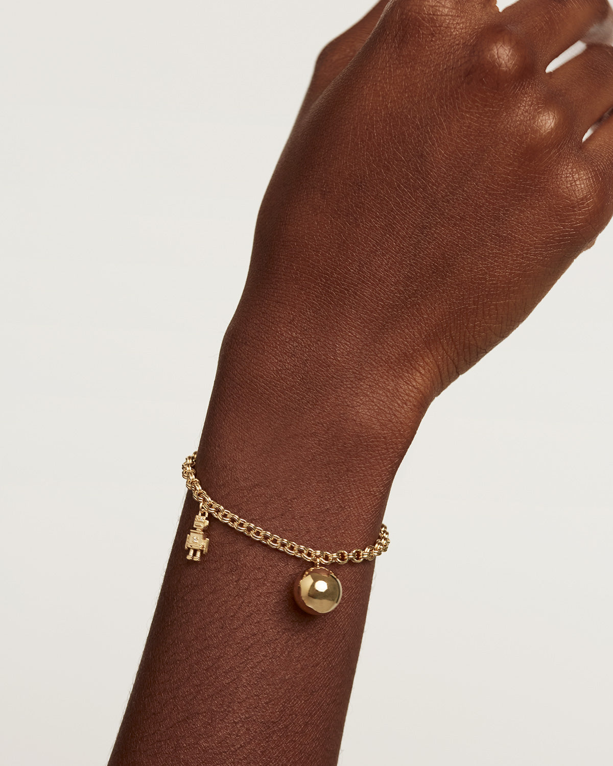 GRID 3 Space Age Gold Bracelet - Stylish Modern Jewelry for Women | Perfect for Parties, Weddings & Everyday Wear