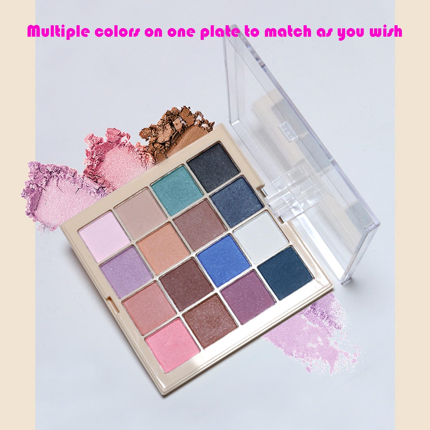 16 Colors Gradient & Solid Nail Powder Set - Vibrant Nail Pigment Palette for Stunning DIY Nail Art | Ombre Glitter Powder for Acrylic, Gel & Dip Nails | Perfect for Salon, Home Manicure & Nail Art Designs
