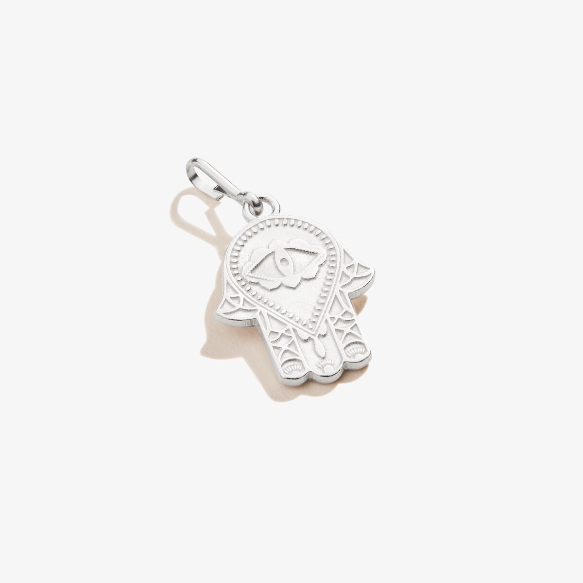 Hand of Fatima Necklace Charm - Hamsa Hand Pendant for Protection & Good Luck - Perfect for Spiritual Jewelry, Gifts & Everyday Wear