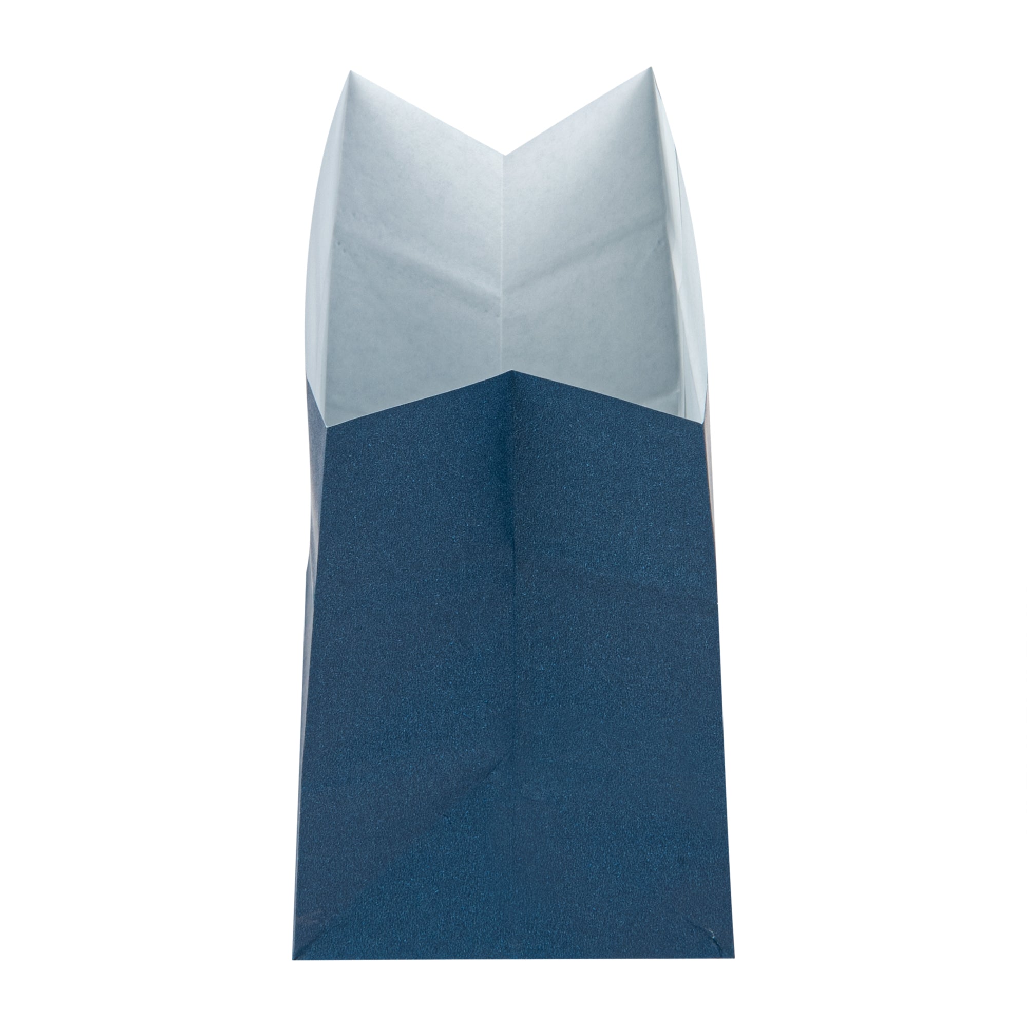 Premium Midnight Blue Paper Snack Bags 4.25
