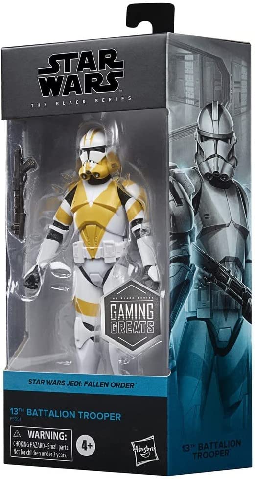 Star Wars The Black Series 13th Battalion Trooper (Jedi: Fallen Order) 6-Inch Action Figure - Collectible Toy for Fans, Display & Role Play Scenes