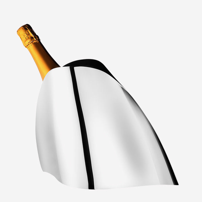 Georg Jensen Luxury Champagne Cooler Bucket - Elegant Wine Chiller for Parties, Weddings & Special Occasions