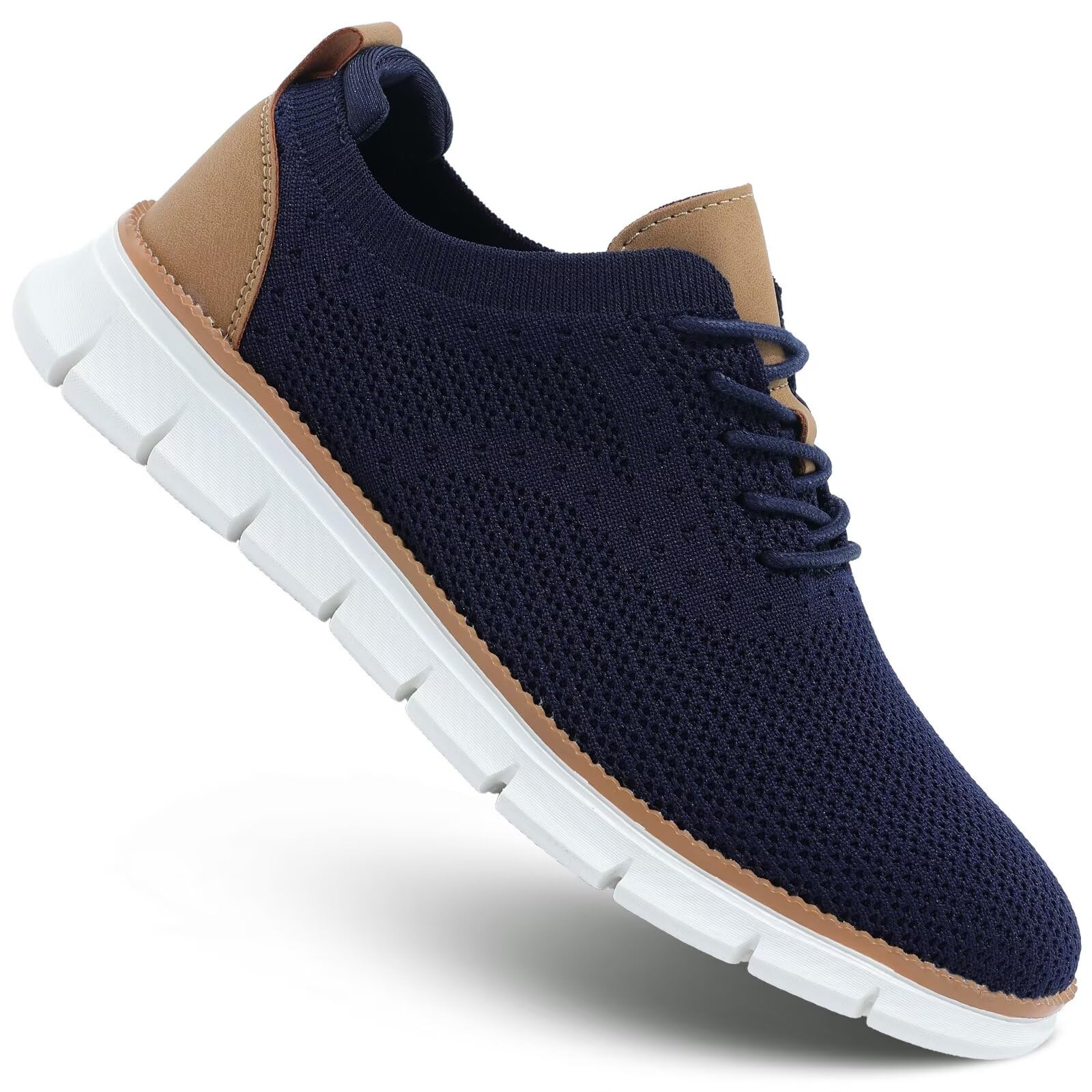 Men's Lightweight Oxford Lace-Up Dress Shoes - Casual Walking Sneakers for Business, Office & Everyday Wear