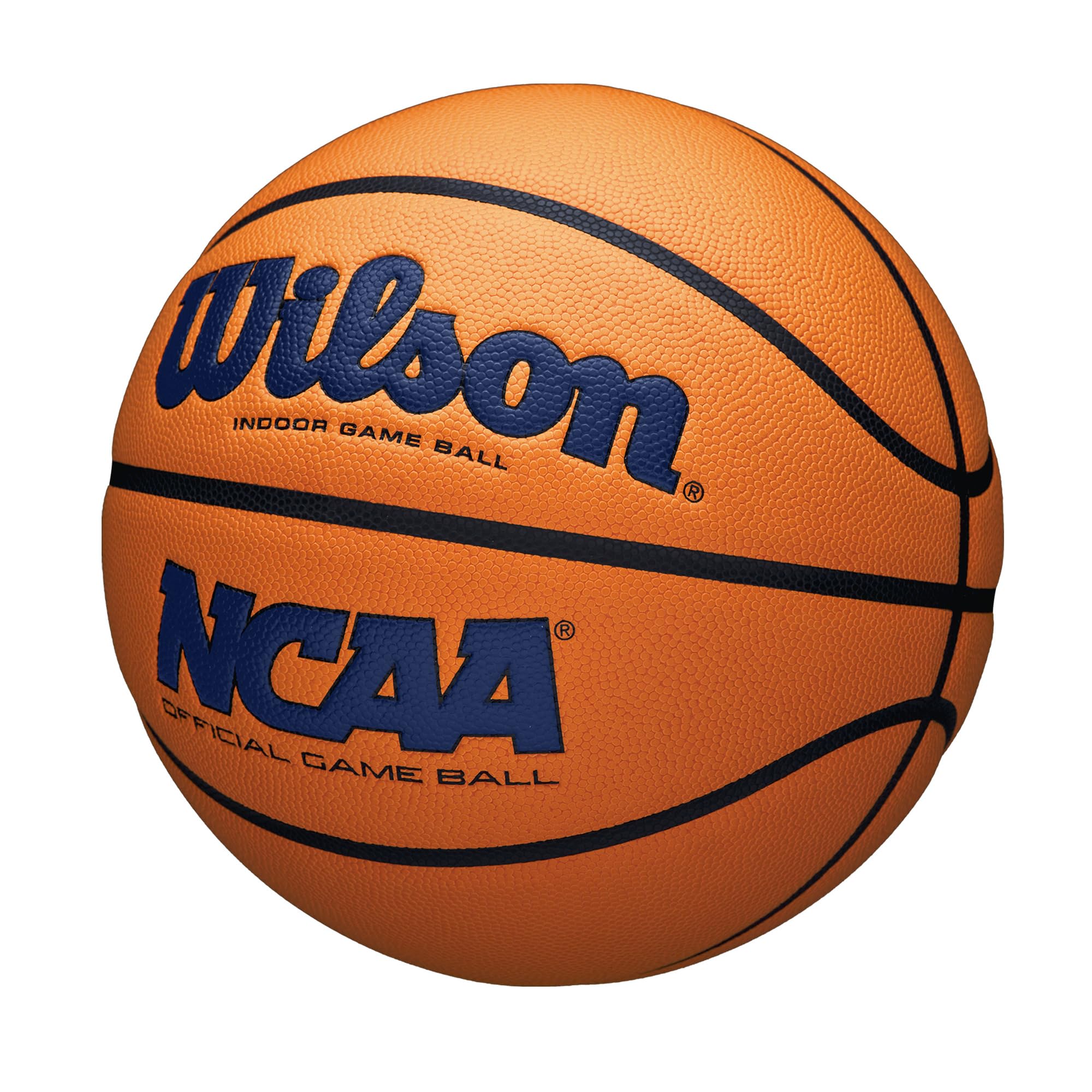 Wilson NCAA Evo NXT Official Indoor Game Basketball - Size 6 & 7 for Men & Women - Premium Indoor Court Basketball for Training, Games & Competitions