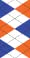 White/Royal/Orange