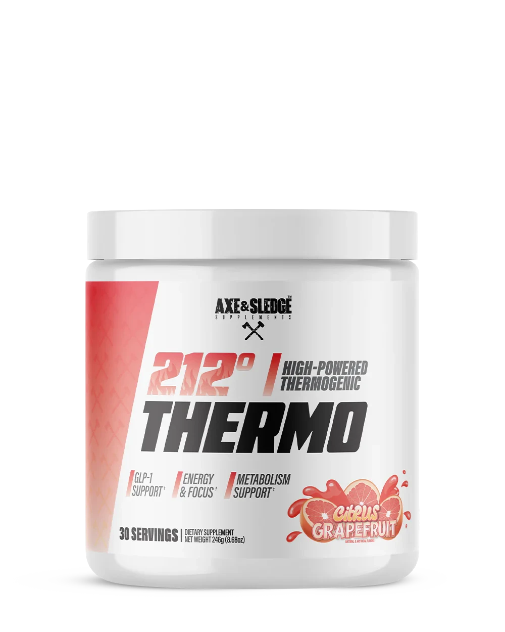 Axe & Sledge 212 Thermo - Premium Thermogenic Fat Burner for Weight Loss & Energy Boost | Ideal for Gym Workouts & Fitness Routines