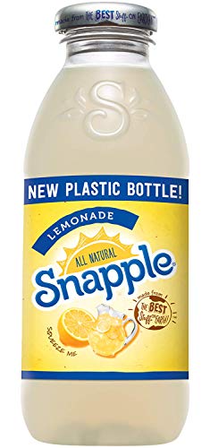 Snapple Lemonade Iced Tea Drink - 12 Pack of 16 fl oz Plastic Bottles - Refreshing Summer Beverage for Picnics, BBQs & Parties