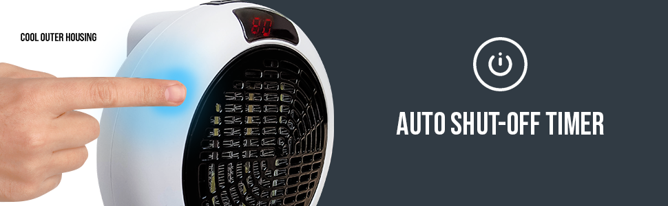 Insta Heater - Portable Electric Space Heater with Adjustable Thermostat | Fast Heating for Home, Office & Bedroom | Energy Efficient Plug-in Heater for Winter