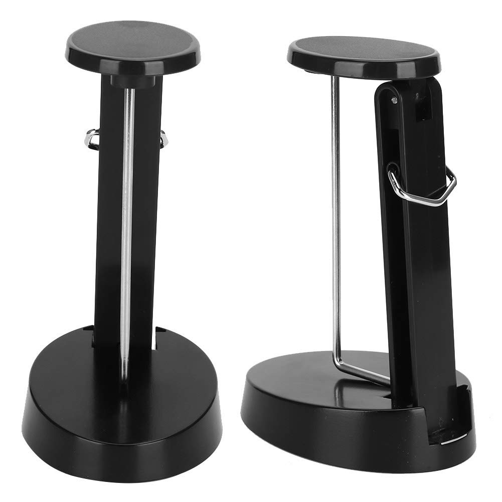 Black Metal Receipt Spike Holder for Office & Restaurant - Bill Fork, Memo & Check Organizer with Straight Rod - Perfect for Organizing Invoices, Notes & Orders