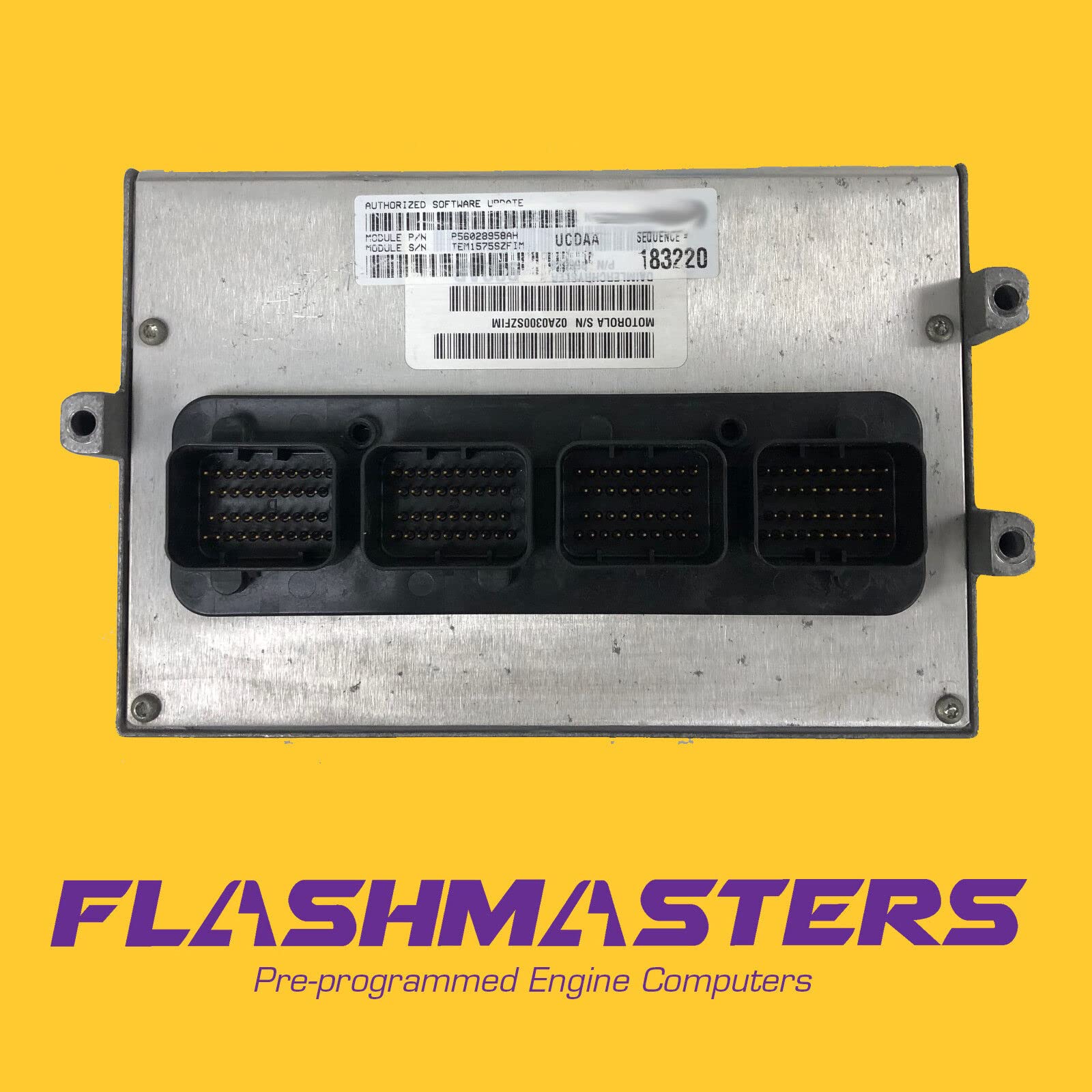 2005 Ram 5.7L Engine Computer ECM PCM ECU 56028968 - Pre-Programmed to Your VIN | Replacement Control Module for Dodge Ram 1500/2500/3500 | Fix Check Engine Light & Performance Issues