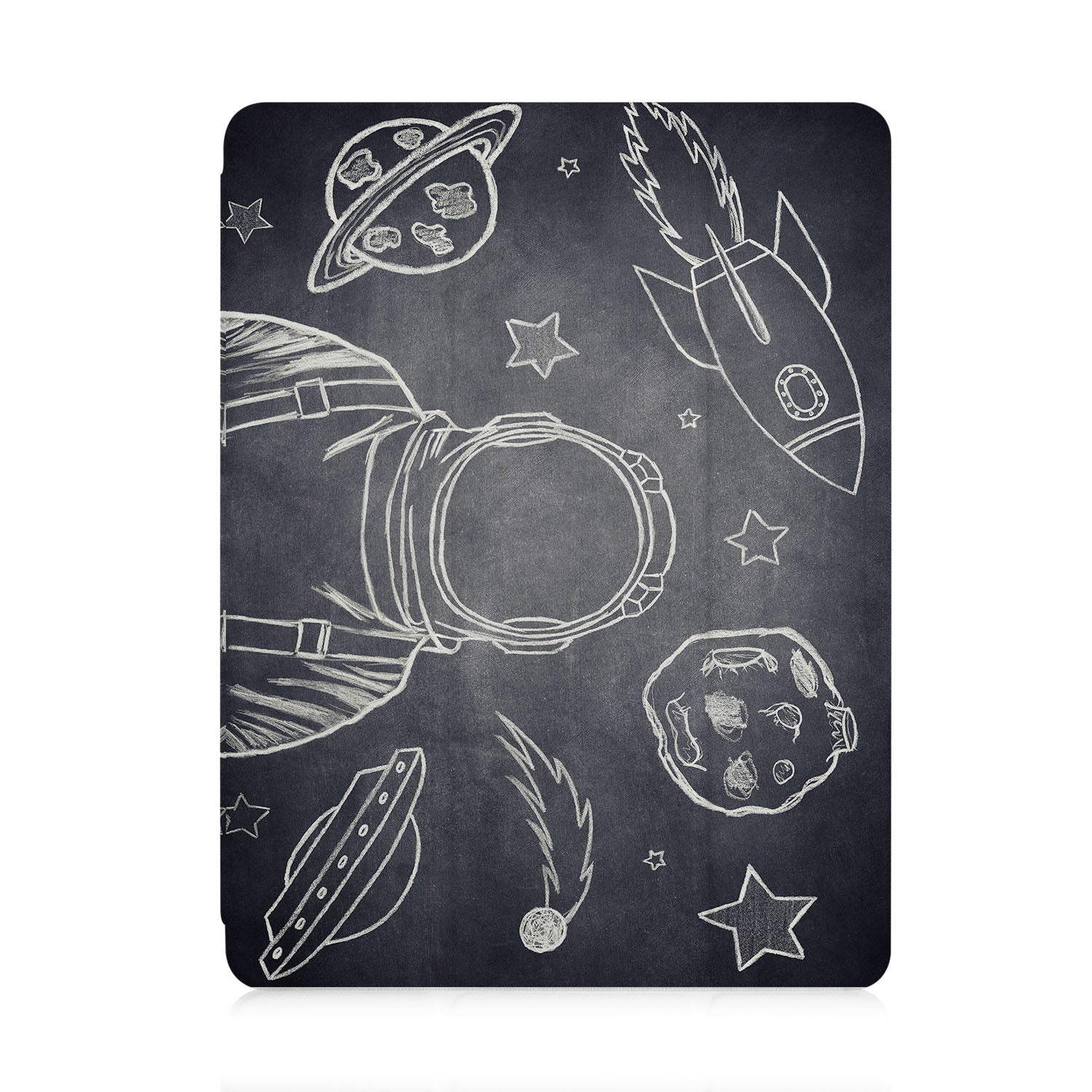 Premium iPad Trifold Case with Astronaut Space Design - Slim Protective Cover for iPad Air/Pro, Perfect for Work, Travel & School