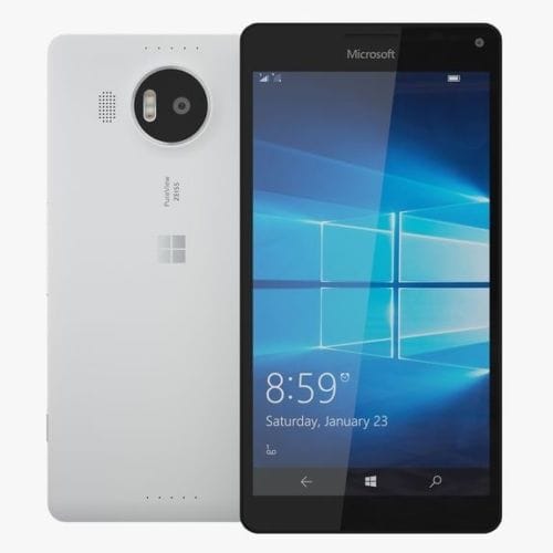 Microsoft Lumia 950 32GB Unlocked GSM Smartphone - AT&T Compatible - White Color - Perfect for Business & Travel Use
