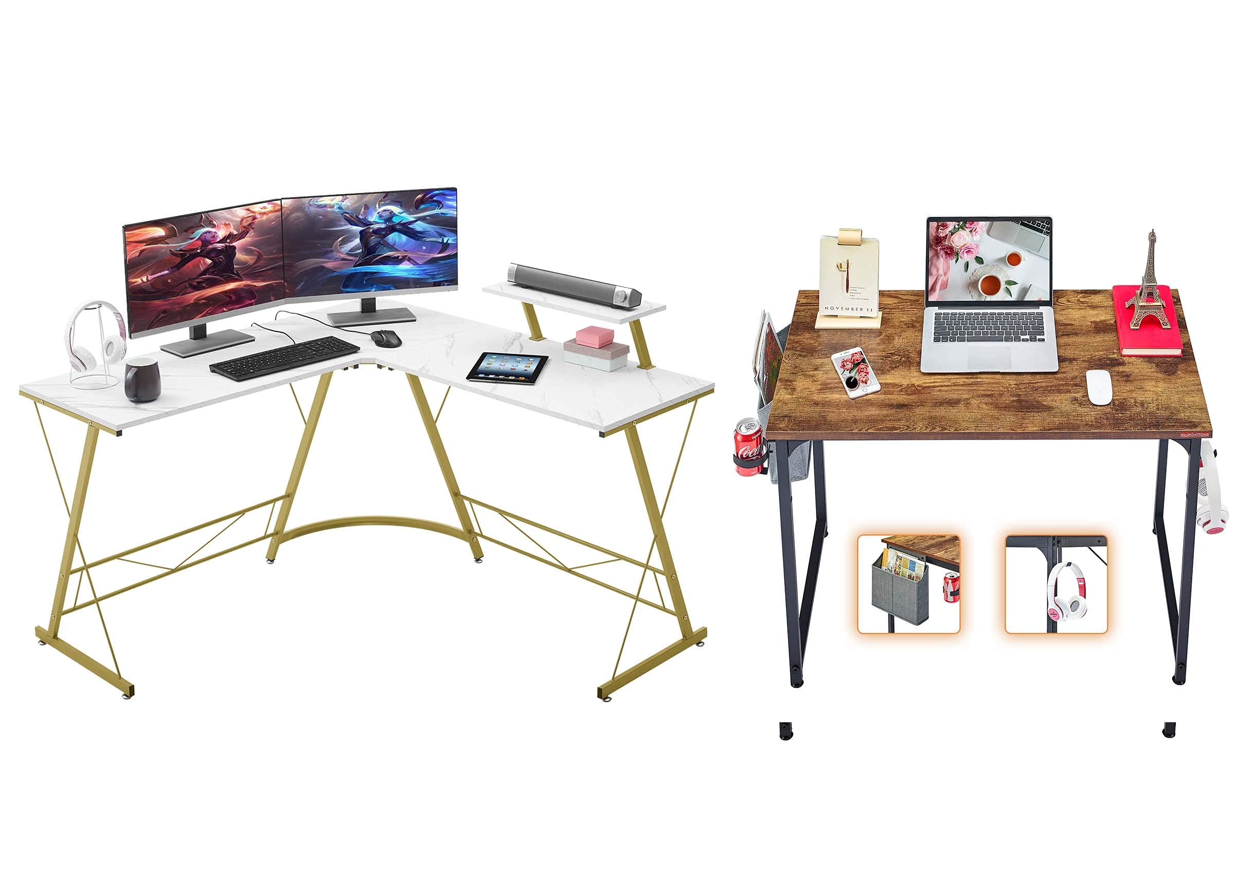 Premium L-Shaped Desk 50.8