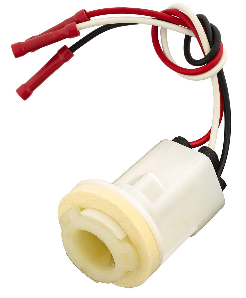 Parking Light Pigtail Socket Assembly - Universal Car Replacement Connector for Easy DIY Installation | Perfect for Headlight, Taillight & Turn Signal Wiring Repairs