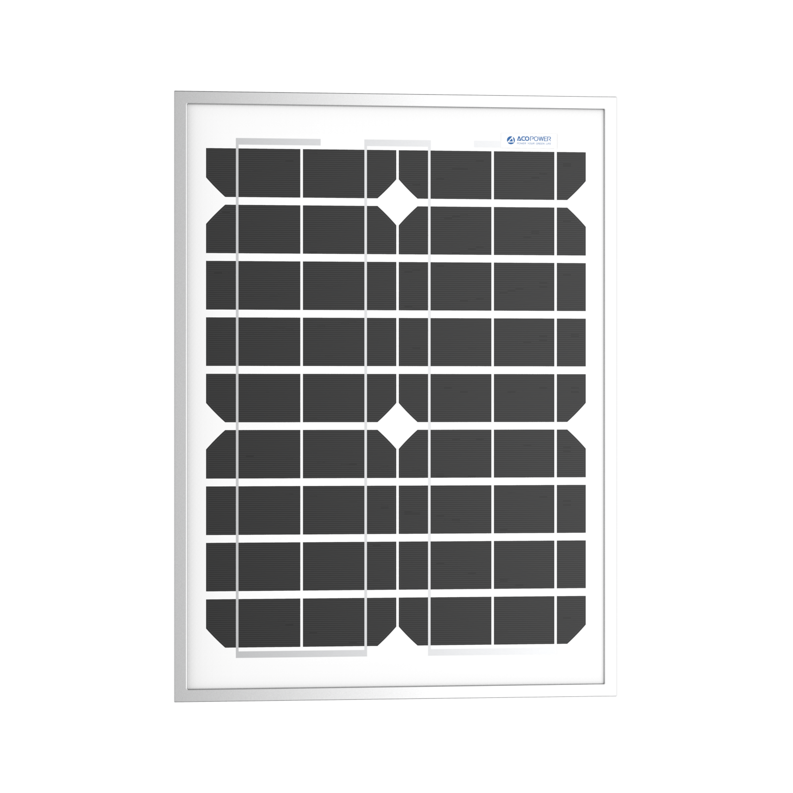 ACOPower 20W Monocrystalline Solar Panel for 12V Battery Charging - Portable Off-Grid Power for RV, Boat, Camping & Emergency Use