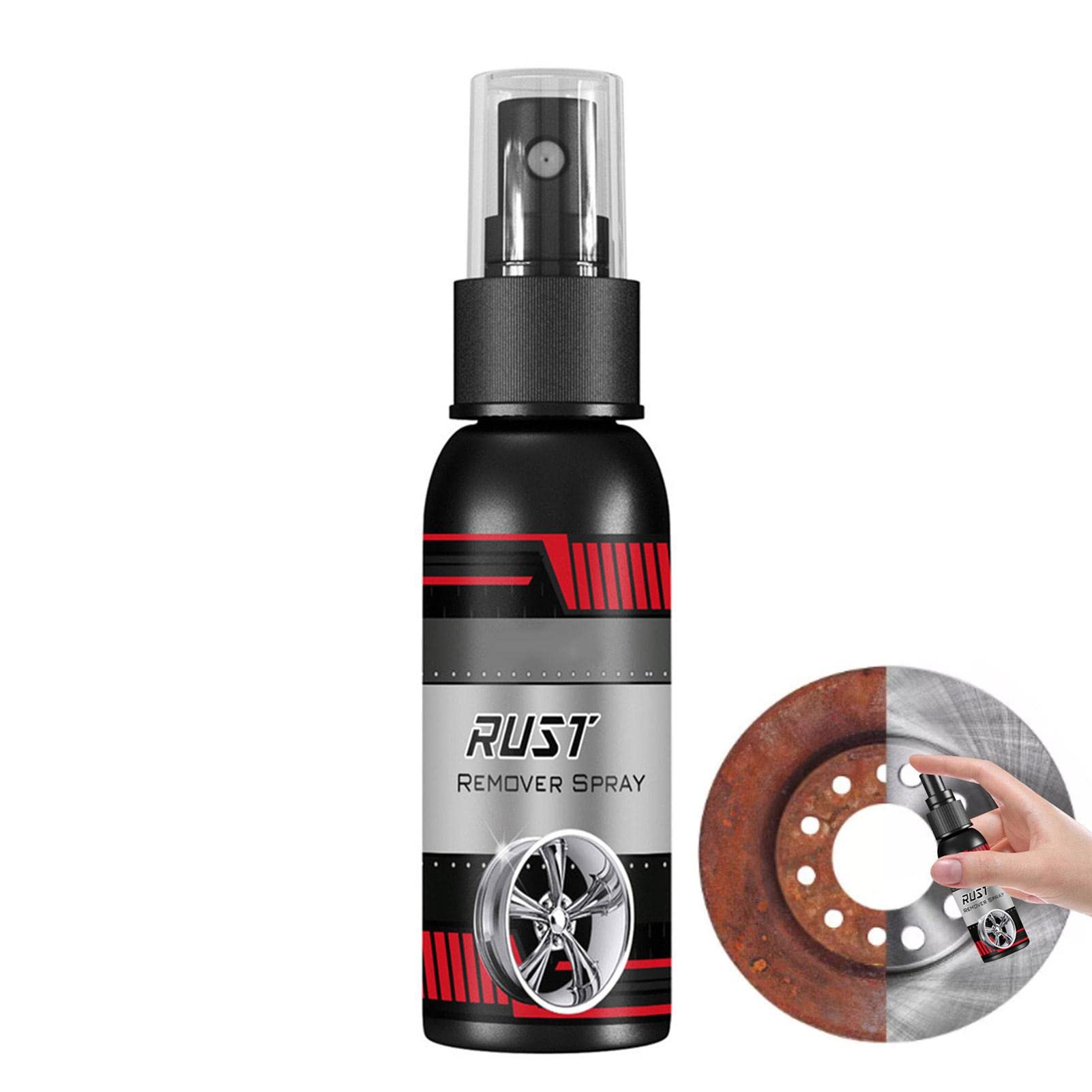 30/100ml Car Rust Remover Wheel Cleaner - Auto Rust Remover for Rims & Tires - Effective Rust Removal Solution for Car Maintenance - Perfect for DIY Auto Detailing & Vehicle Restoration