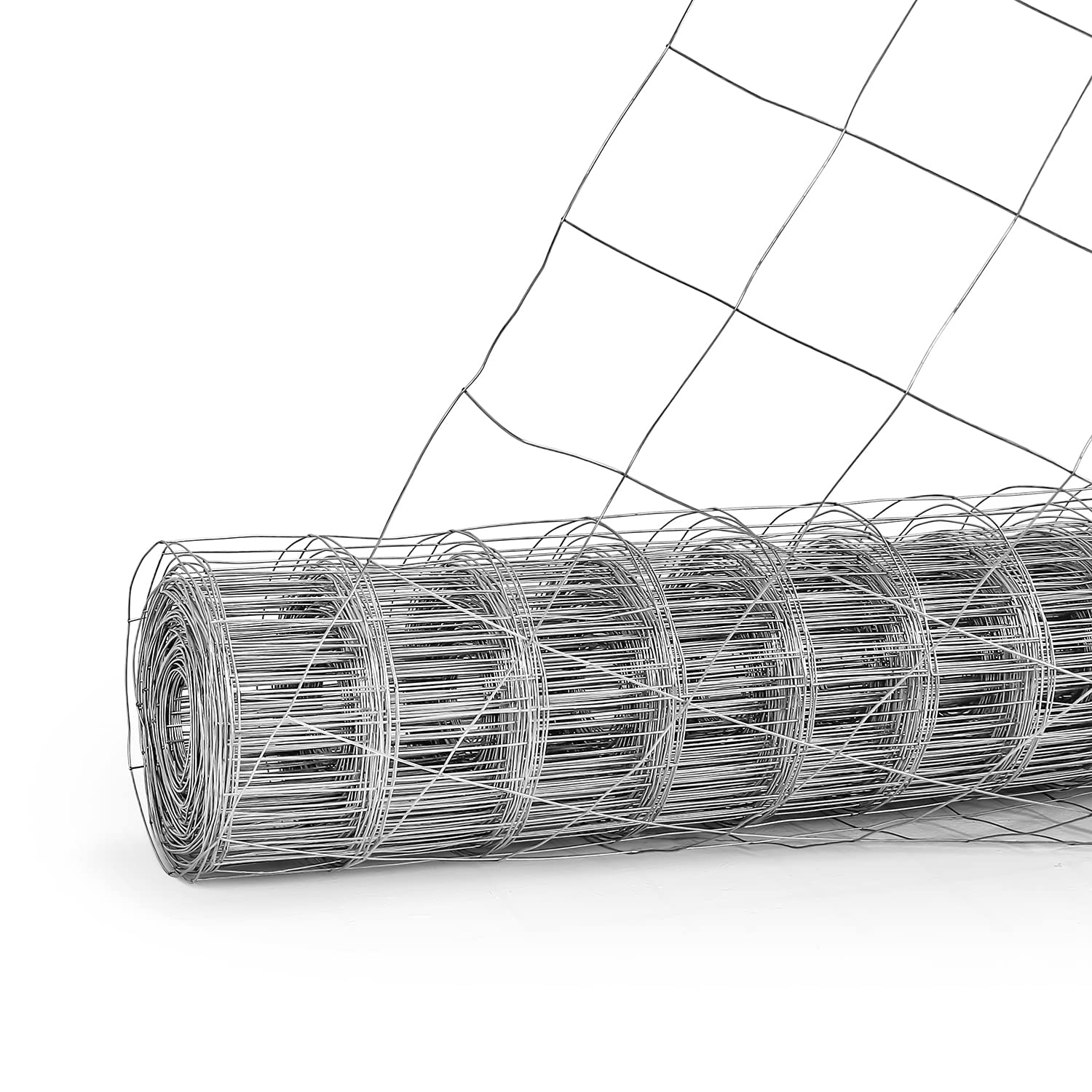5 ft. x 100 ft. Galvanized Welded Wire Fence Roll - 16 Gauge 4