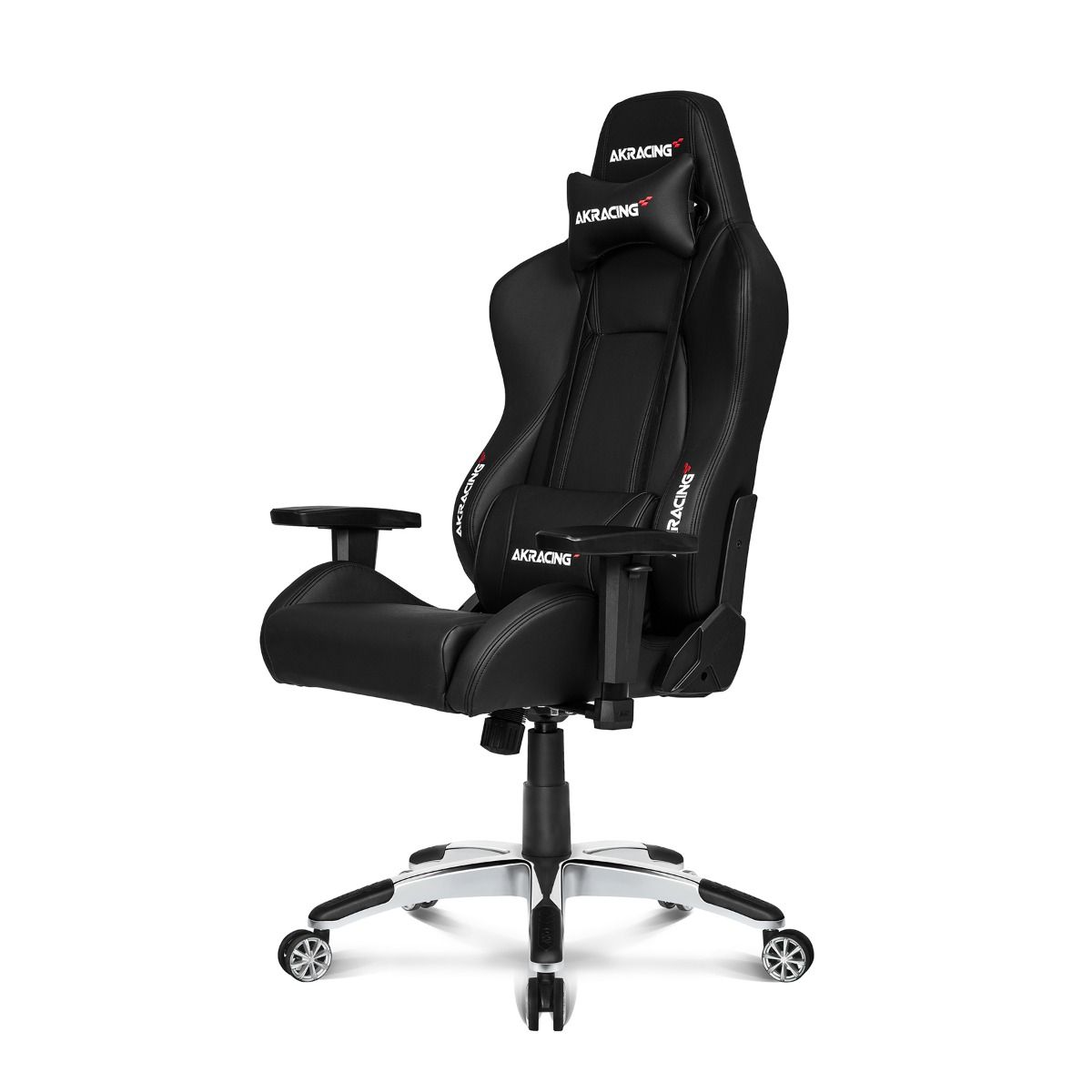 AKRACING Premium V2 Gaming Chair - Ergonomic Office Chair with Adjustable Lumbar Support & Headrest - Black - Perfect for PC Gaming, Home Office & Esports Setup