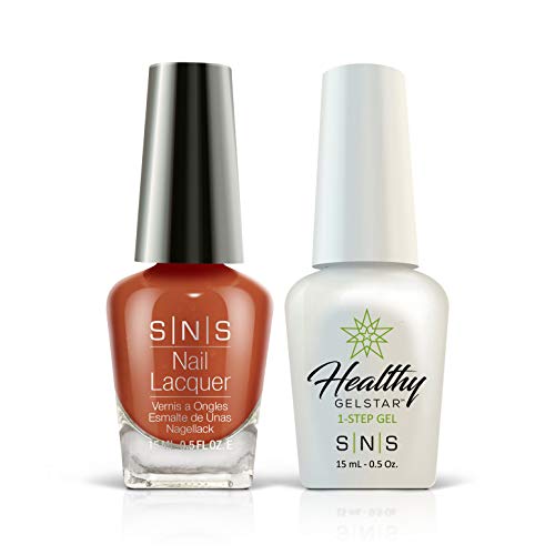 SNS Nails Duo Set - Nail Polish & UV Gel Kit #SC19 for Salon-Quality Manicures at Home | Perfect for DIY Nail Art & Professional Use