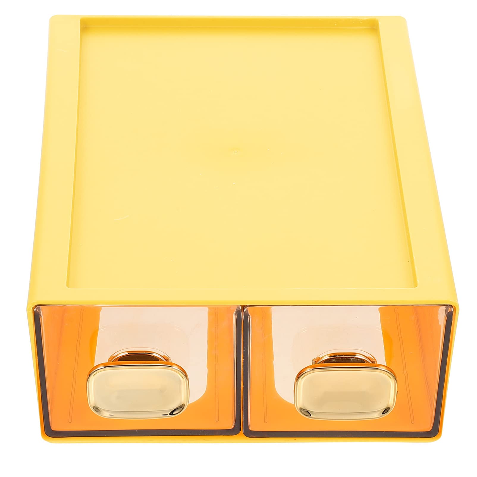 2-Tier Drawer Storage Box - Versatile Organizer for Jewelry, Stationery & Makeup | Compact Tabletop & Household Storage Solution | Perfect for Vanity, Office & Bathroom Organization
