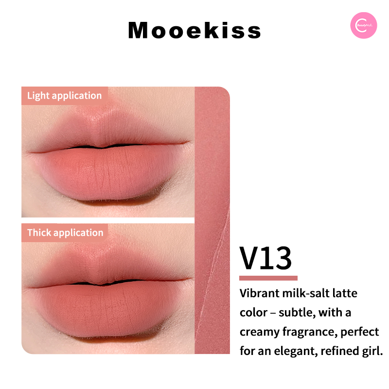 Mooekiss Velvet Space Matte Lip Clay - Long Lasting Moisturizing Lipstick for Women, Perfect for Everyday Wear & Special Occasions