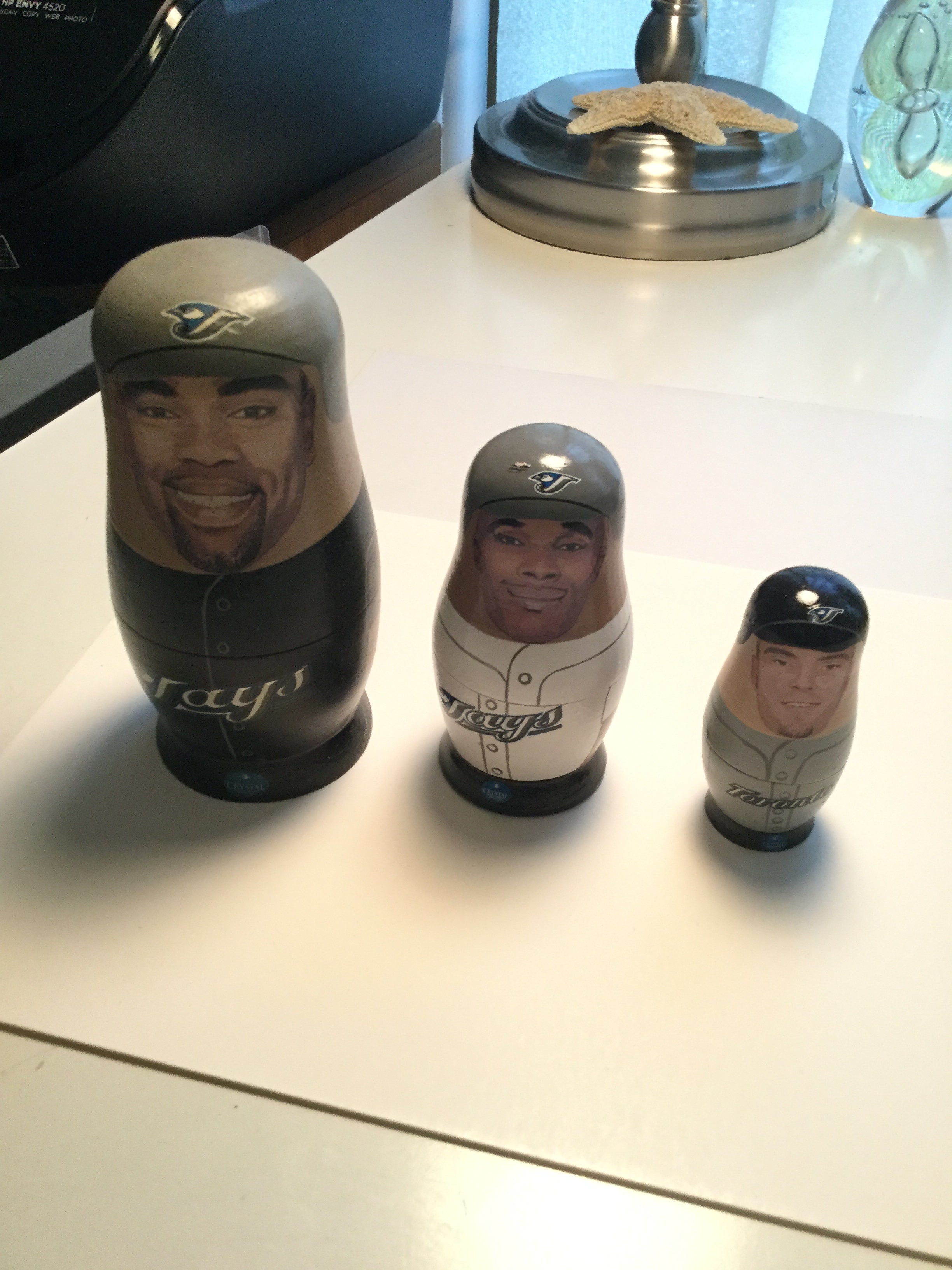 Toronto Blue Jays Rare Collectible Nesting Dolls Set - Perfect for Baseball Fans, Home Decor & Gift Giving