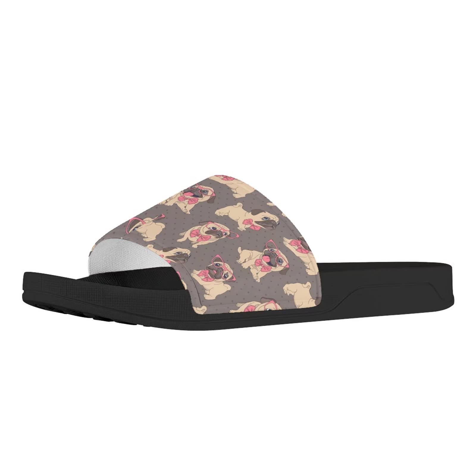FOR U DESIGNS Women's Sandals Slippers - Comfortable Slides for Summer, Indoor & Outdoor House Shoes - Non-Slip Beach & Hotel Slippers - Perfect for Poolside, Lounging, and Travel