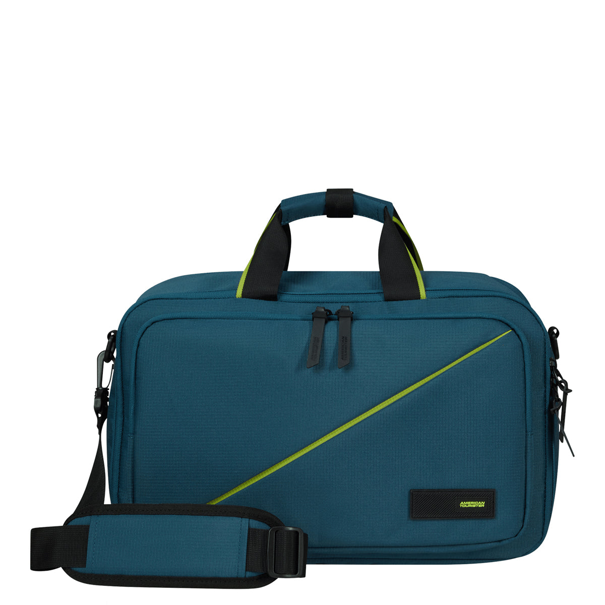 American Tourister Take2Cabin 3-Way Spinner Luggage - Lightweight Carry-On Suitcase with 360° Wheels, Harbor Blue (91G007) - Perfect for Air Travel, Weekend Getaways & Business Trips