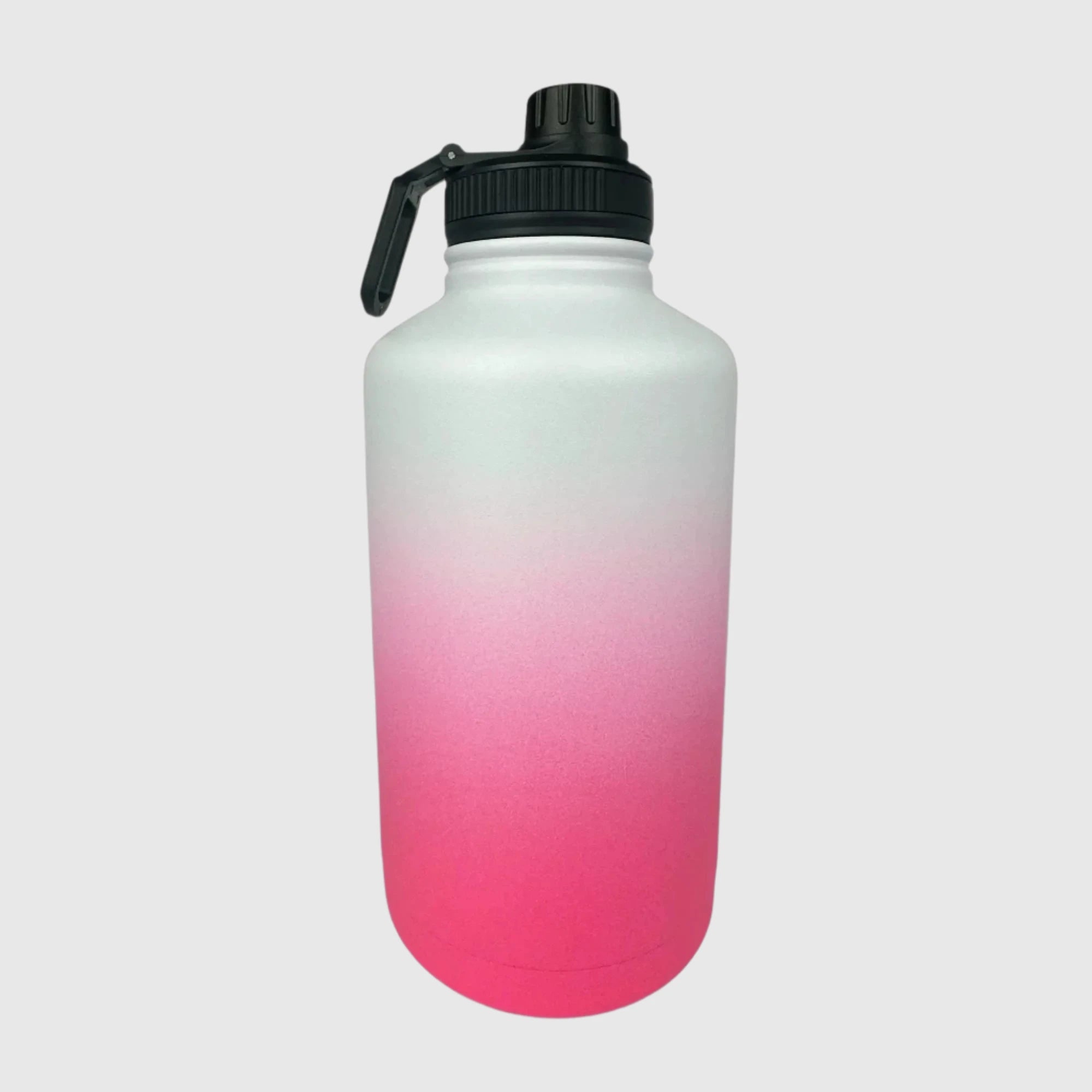 Hot Pink Insulated Stainless Steel Water Bottle 64oz (1.9L) - Keeps Drinks Cold 24Hrs & Hot 12Hrs for Gym, Hiking, Office & Outdoor Activities