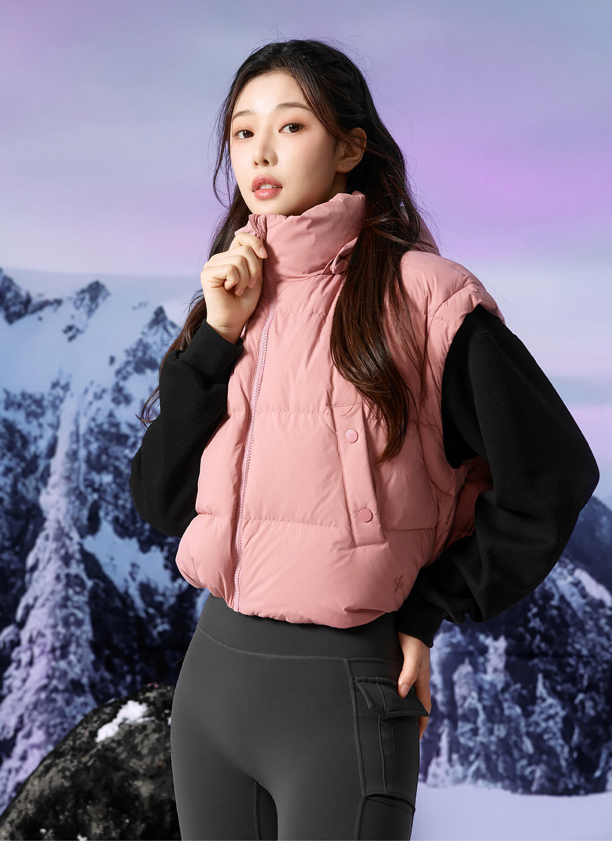 Detachable Hooded Goose Down Vest for Men & Women - Lightweight Warm Winter Jacket for Outdoor Activities, Hiking & Travel