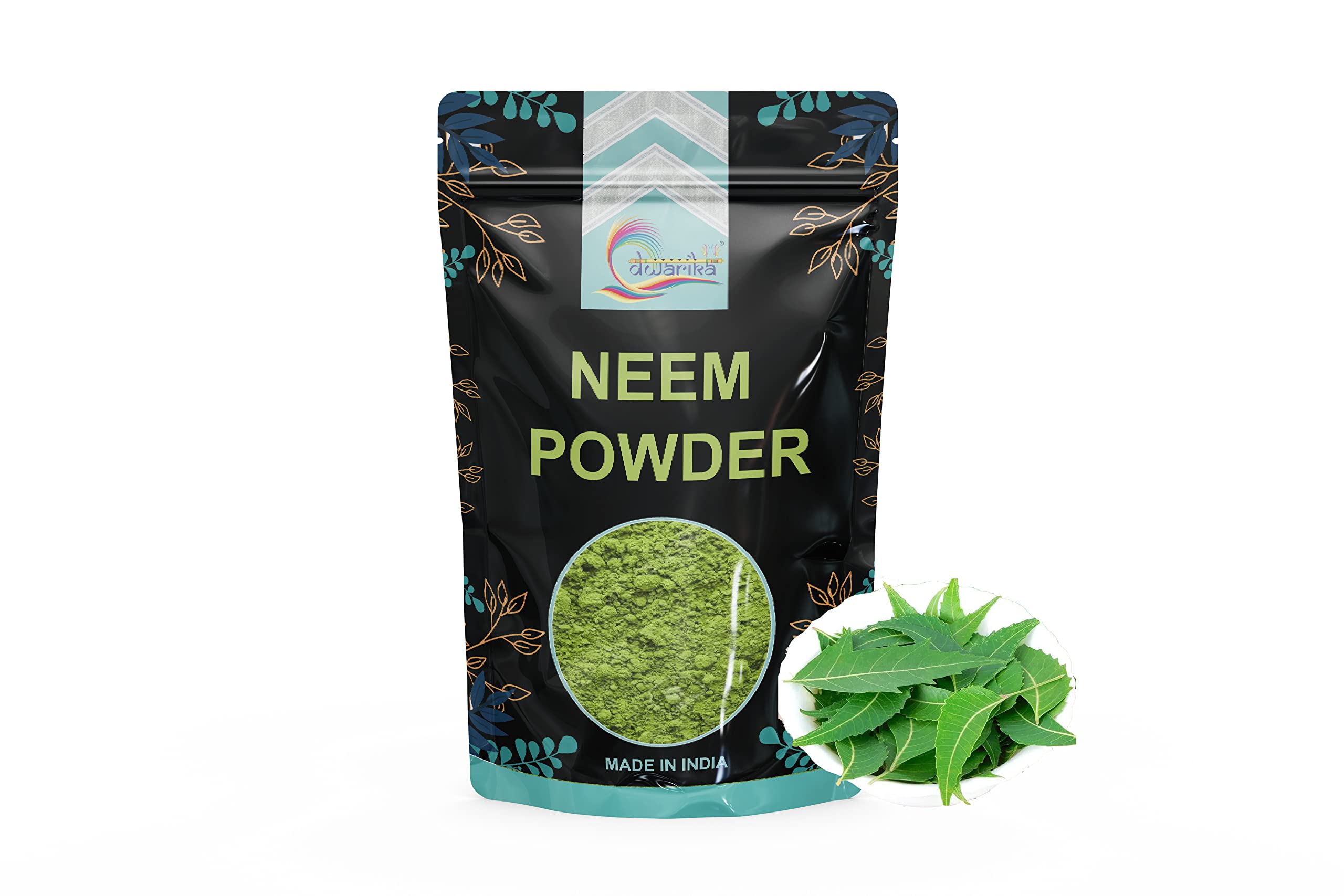 Organic Neem Powder for Acne & Pimple Treatment | Skin Cleansing Face Pack & Hair Care for Dry Frizzy Hair | 400g | Natural Ayurvedic Remedy for Clear Skin & Healthy Hair | Perfect for Daily Skincare & Haircare Routine