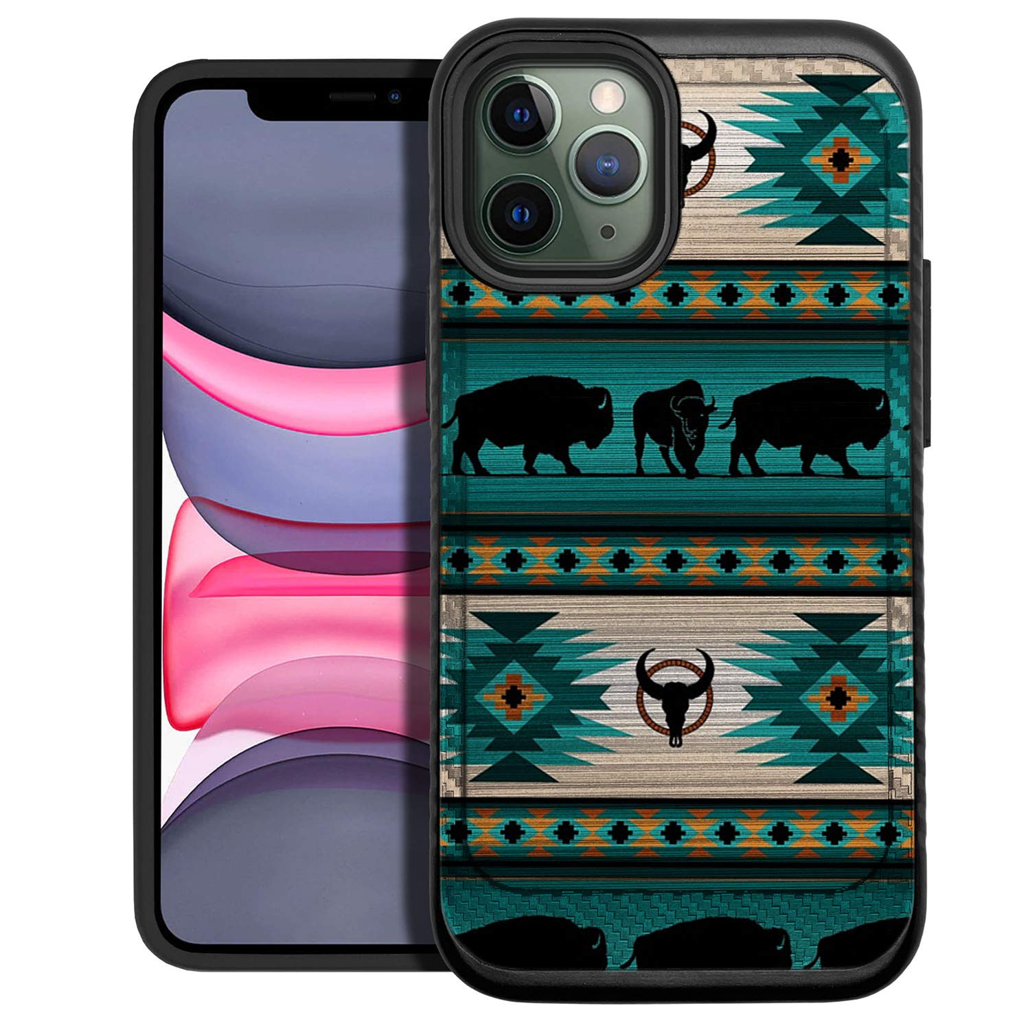 Premium Brushed Armor Dual Layer Case for Apple iPhone 12/12 Pro (6.1