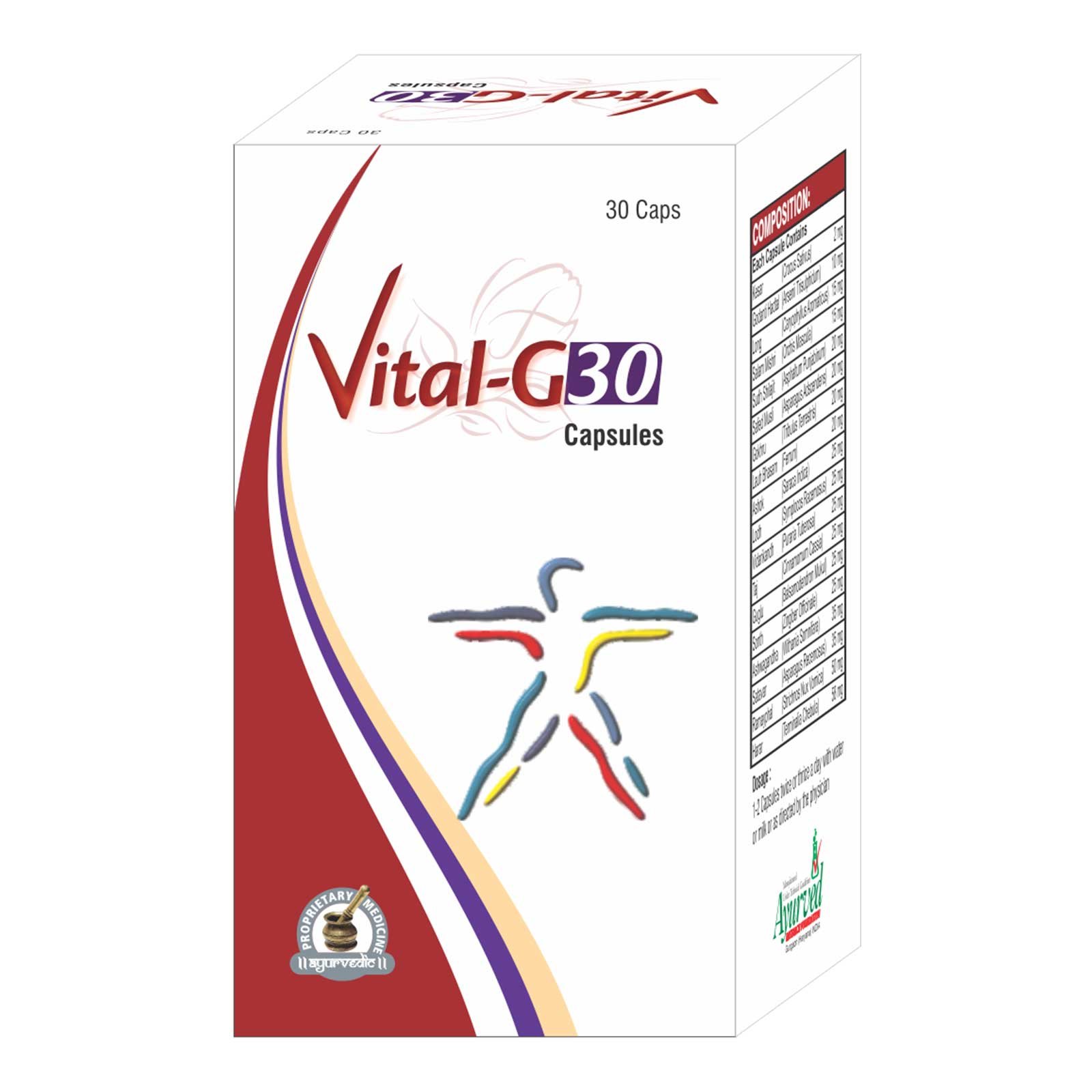 Vital G-30 Energy & Vitality Supplements for Women - 120 Capsules (4 x 30 Count) - Natural Boost for Fatigue, Focus & Stamina - Perfect for Busy Moms, Professionals & Active Lifestyles