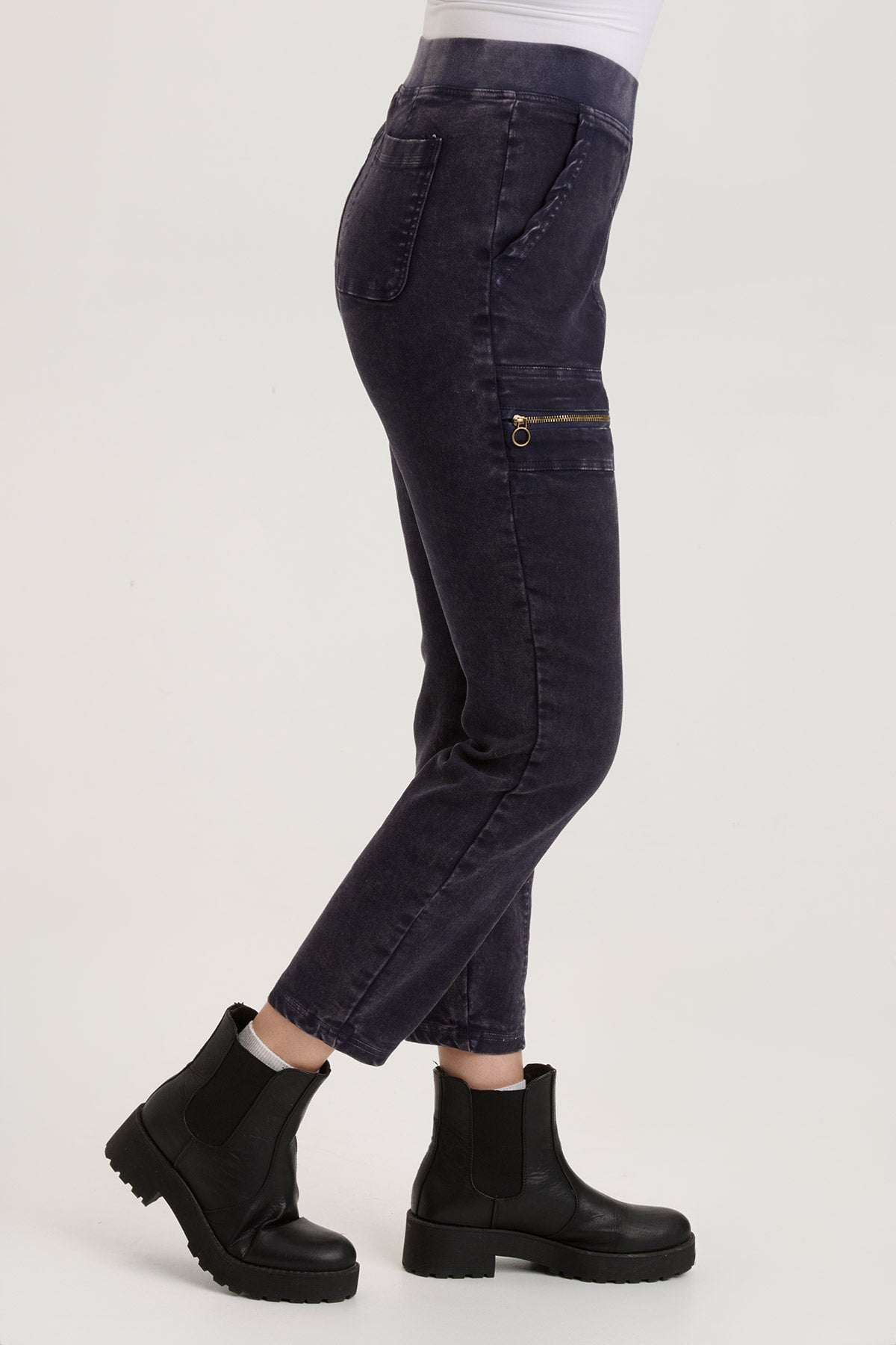 Distressed Wash Meurig Leggings for Women - High Waisted Stretch Yoga Pants - Perfect for Workout, Running & Casual Wear