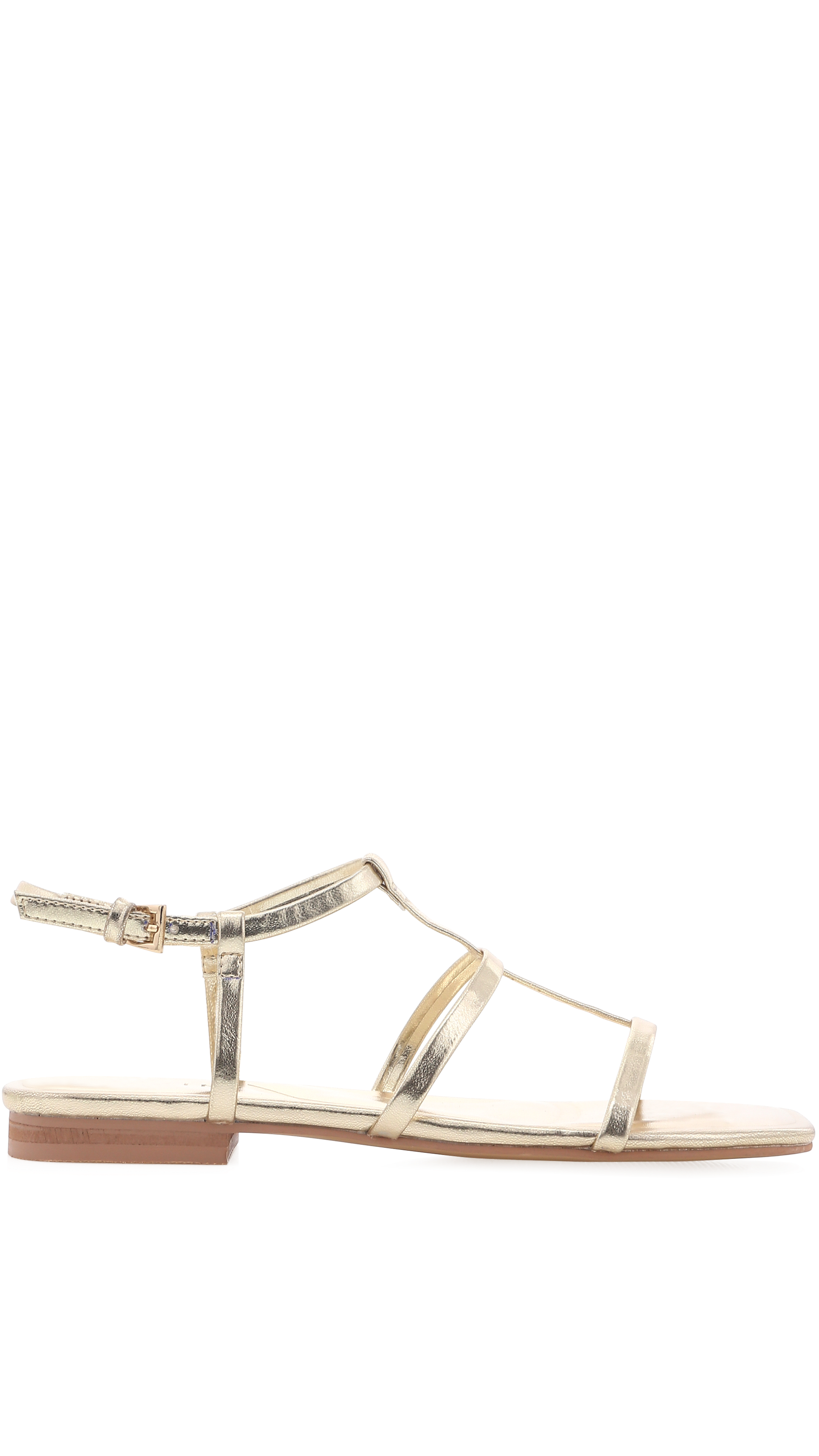 Acacia Sandals for Women - Gold Metallic Gladiator Sandals | Comfortable Summer Beach Sandals for Outdoor Walking & Vacation