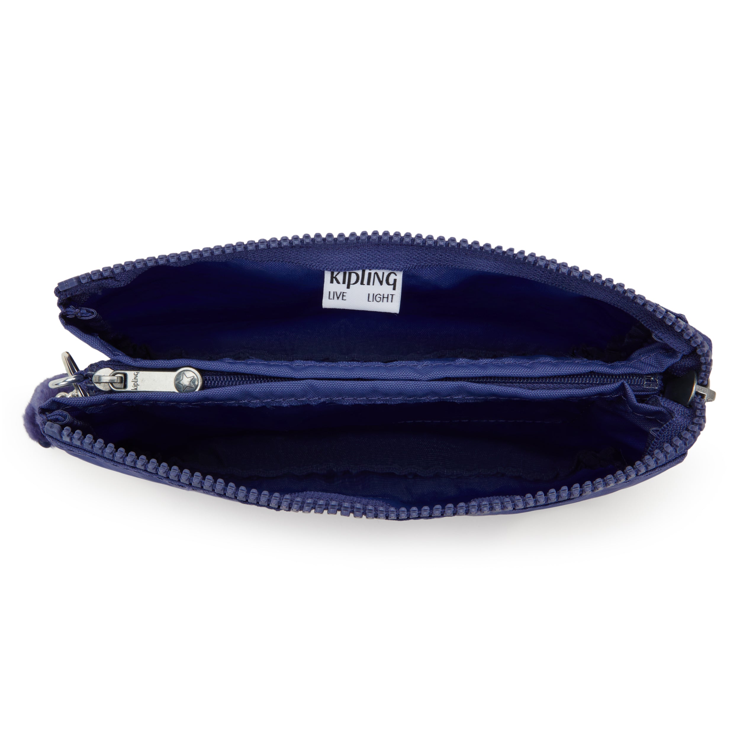 Kipling Creativity Extra Large Wristlet Wallet - Stylish Ocean Blue Crossbody Bag for Women | Perfect for Travel, Shopping & Everyday Use