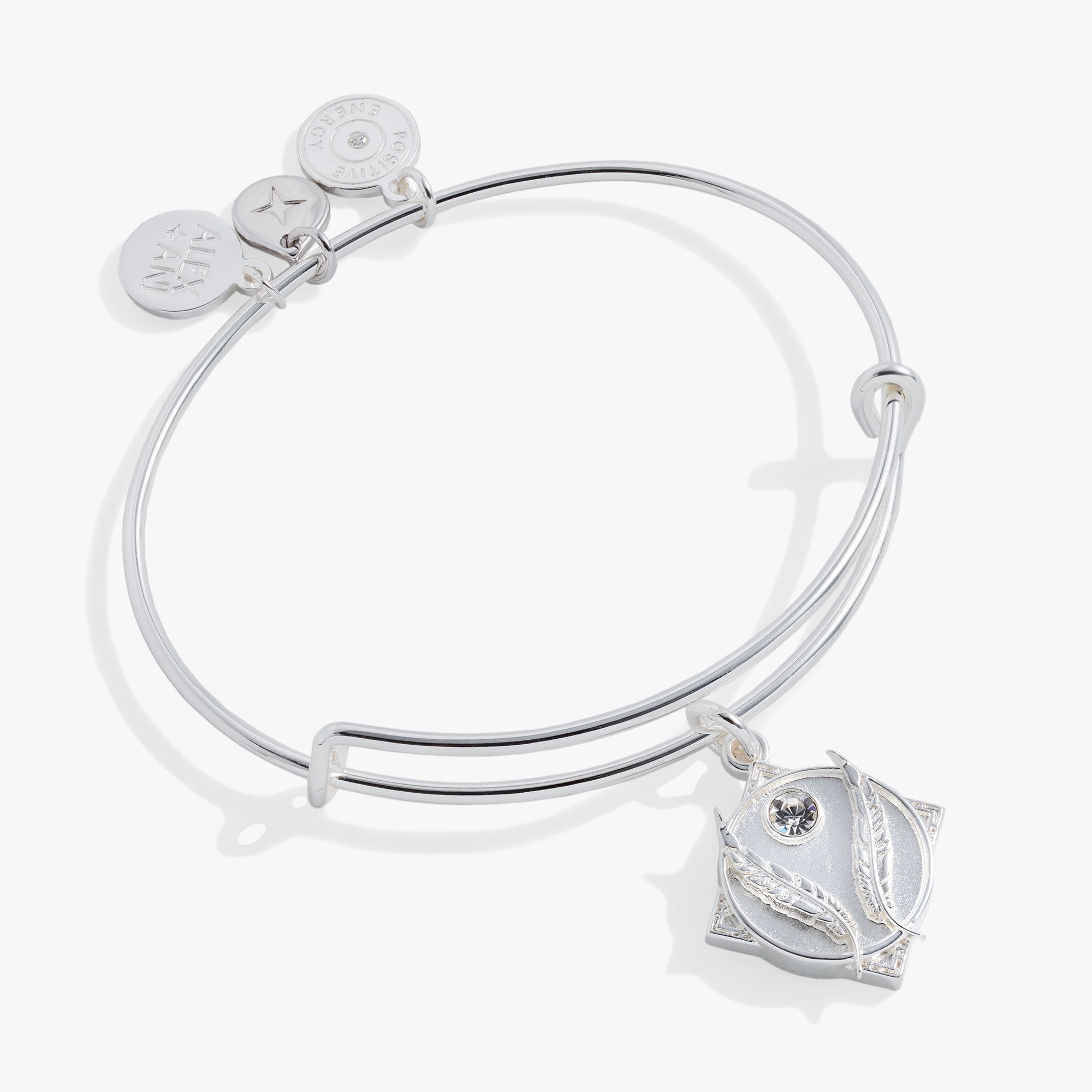 Godspeed Feather 'My Path Is Blessed' Bangle - Elegant Inspirational Jewelry for Women, Perfect for Gifts, Daily Wear & Special Occasions